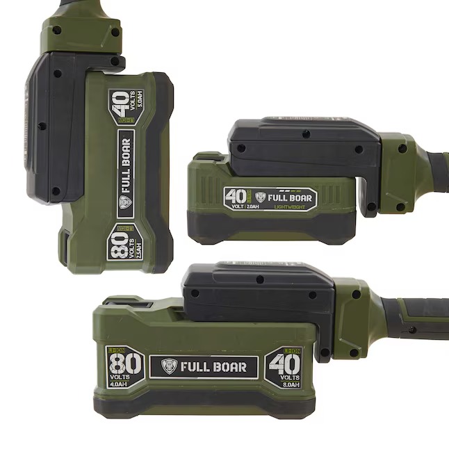 FULL BOAR T4016S1 40-volt 16-in Straight Shaft Battery String Trimmer 2 Ah (Battery and Charger Included)0_11zon