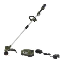 FULL BOAR T4016S1 40-volt 16-in Straight Shaft Battery String Trimmer 2 Ah (Battery and Charger Included)