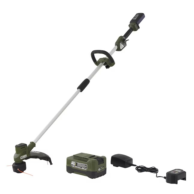 FULL BOAR T4016S1 40-volt 16-in Straight Shaft Battery String Trimmer 2 Ah (Battery and Charger Included)_11zon FULL BOAR T4016S1 40-volt 16-in Straight Shaft Battery String Trimmer 2 Ah (Battery and Charger Included)