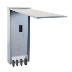 GE TM2020RCUBK1 PowerMark Gold 200 -Amp 20 -Spaces 40 -Circuit Outdoor Main breaker Load Center (Value Pack)