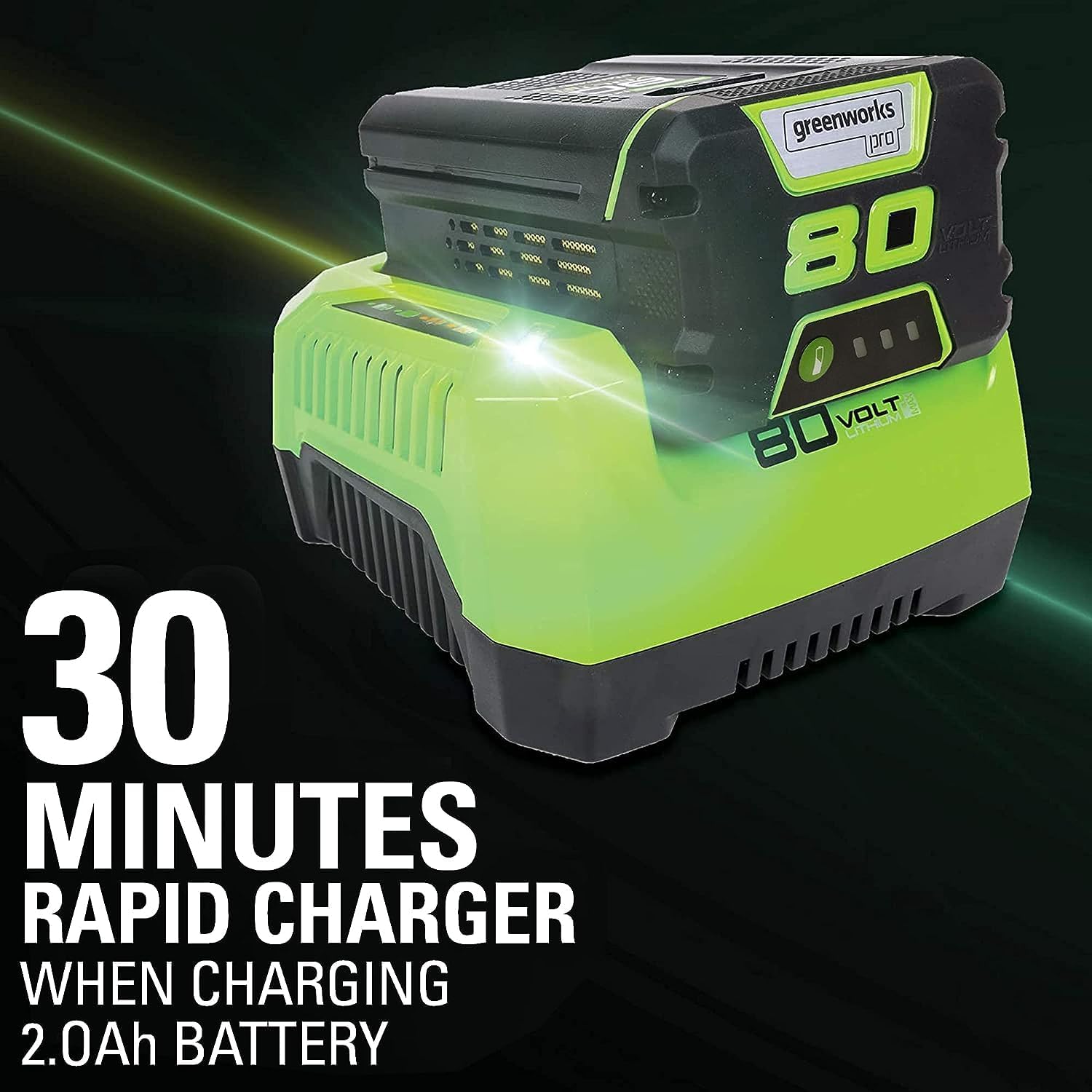 Greenworks 80V 10 Cordless Polesaw (Great For Pruning and Trimming Branches 75+ Compatible Tools), 2.0Ah Battery and Charger Included9