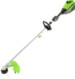 Greenworks 80V 16-Inch Brushless (Attachment Capable) String Trimmer (Gen 2), Battery and Charger Not Included