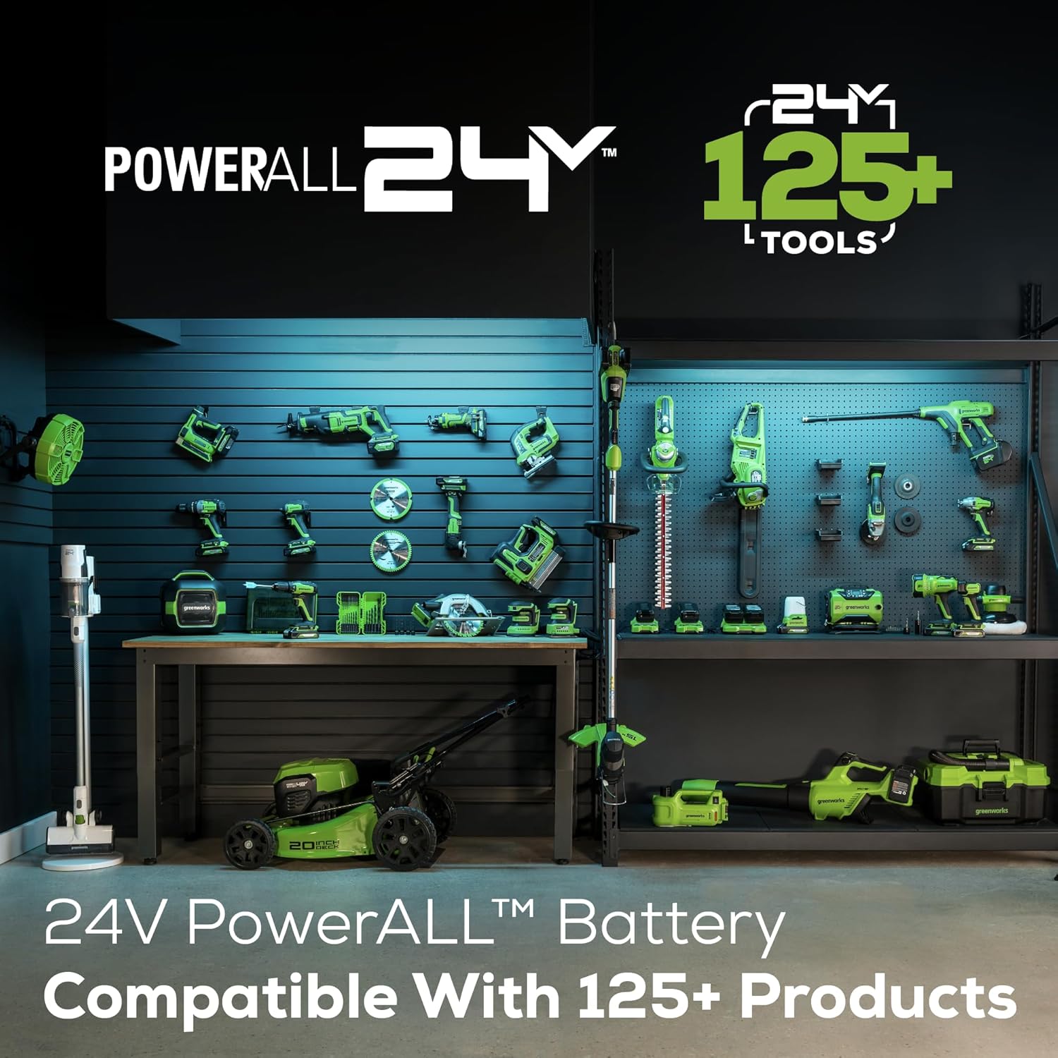 Greenworks CS24L02 24V 6” Brushless Pruning Saw, Tool Only-