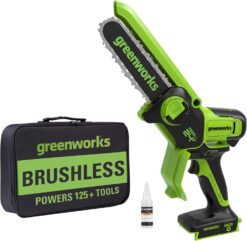 Greenworks CS24L02 24V 6” Brushless Pruning Saw, Tool Only