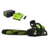 Greenworks CS80L417 80-volt 16-in Battery 4 Ah Chainsaw (Battery and Charger Included)