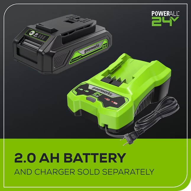 Greenworks CSA24B00 24-volt 10-in Battery Chainsaw (Battery and Charger Not Included)0_11zon