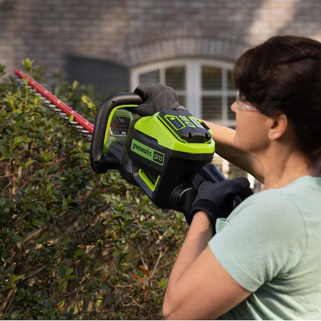 Greenworks HT80L212 80-volt Max 26-in Battery Hedge Trimmer 2 Ah (Battery and Charger Included)4_11zon