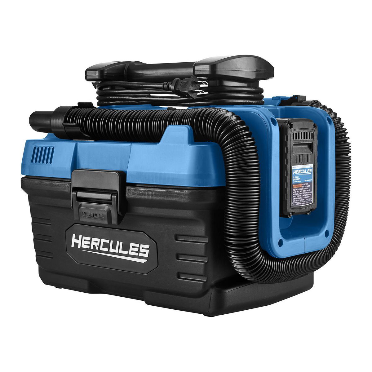 HERCULES 20V 120V Dual Power 2 Gallon Wet Dry Portable Vacuum - Tool Only3