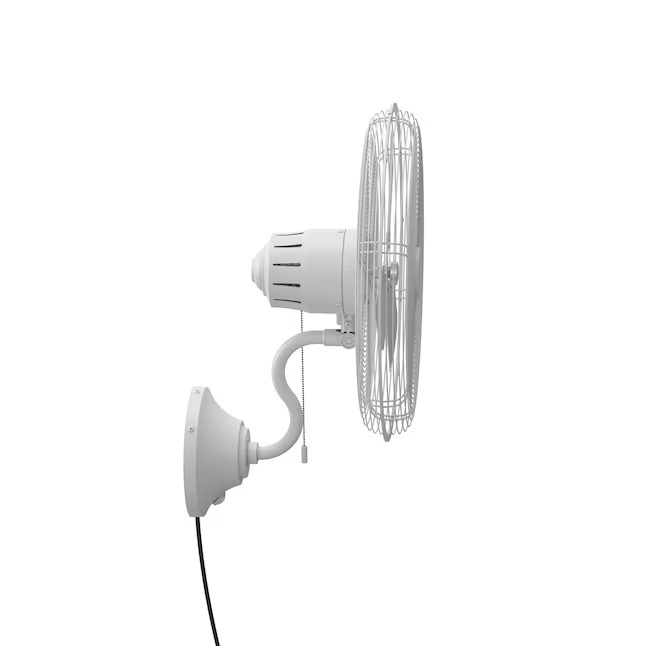 Harbor Breeze JP18MWW3 Marina Cove 18-in Oscillation Indoor or Outdoor White Wall Mounted Fan5_11zon