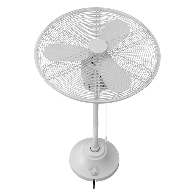 Harbor Breeze JP18MWW3 Marina Cove 18-in Oscillation Indoor or Outdoor White Wall Mounted Fan6_11zon