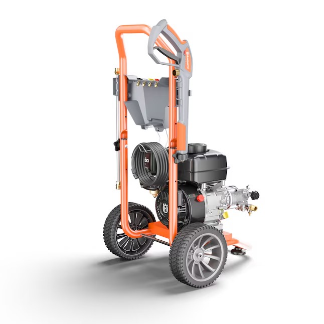 Husqvarna 22012 Medium Duty 3000 PSI 2.3-GPM Cold Water Gas Pressure Washer with 4 Spray Tips5_11zon