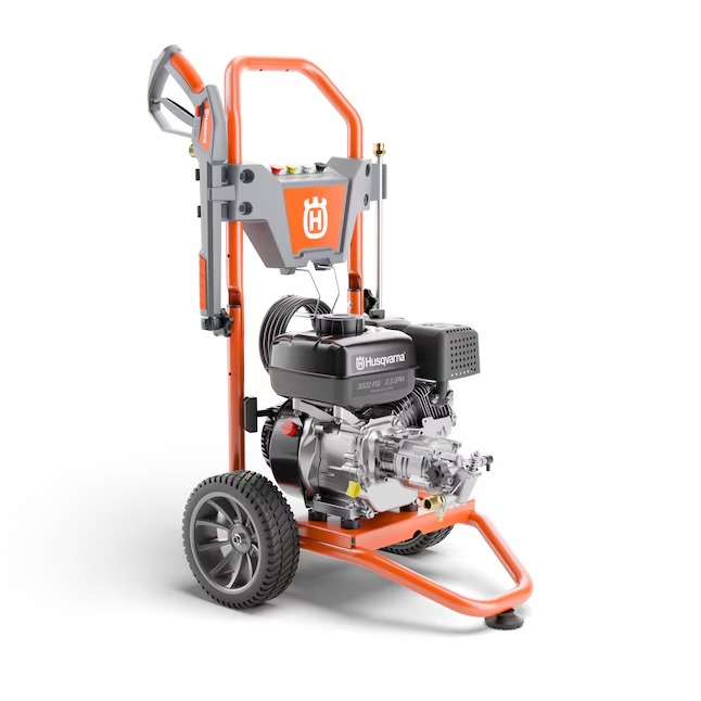 Husqvarna 22012 Medium Duty 3000 PSI 2.3-GPM Cold Water Gas Pressure Washer with 4 Spray Tips8_11zon