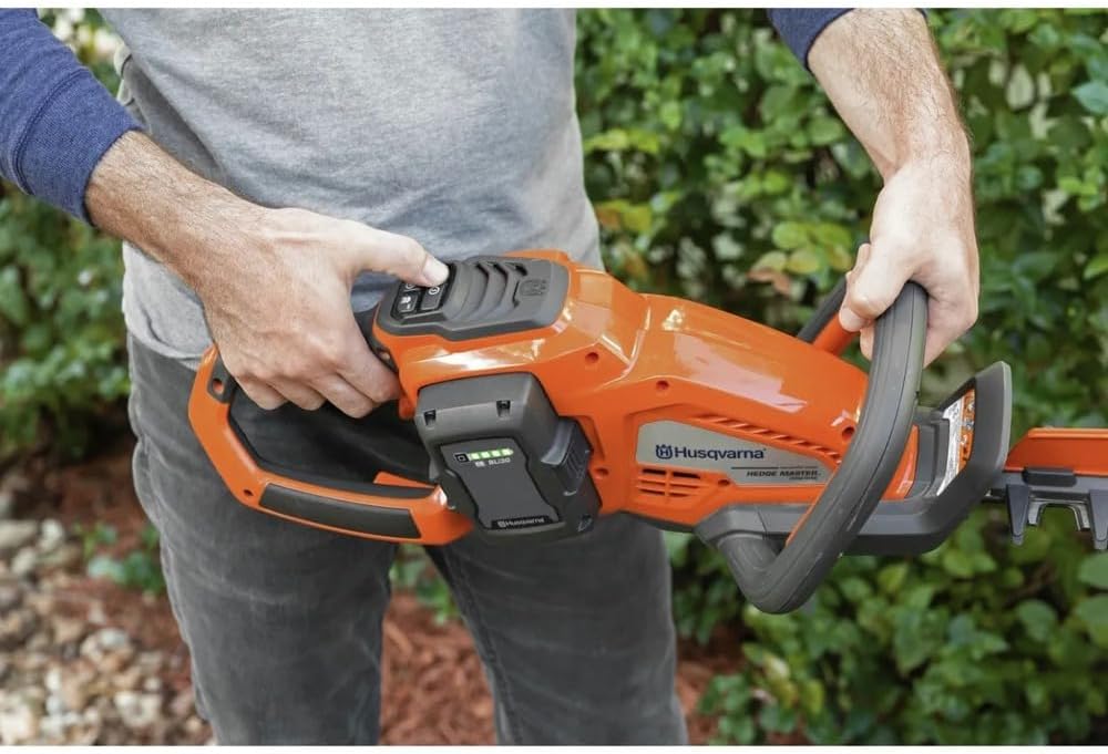 Husqvarna 970592601 Hedge Master 320iHD60 Battery Hedge Trimmer, 24-Inch Electric Trimmer with Brushless Motor for Efficiency and Durability, 40V Lithium-Ion Battery and Charger Not Included1
