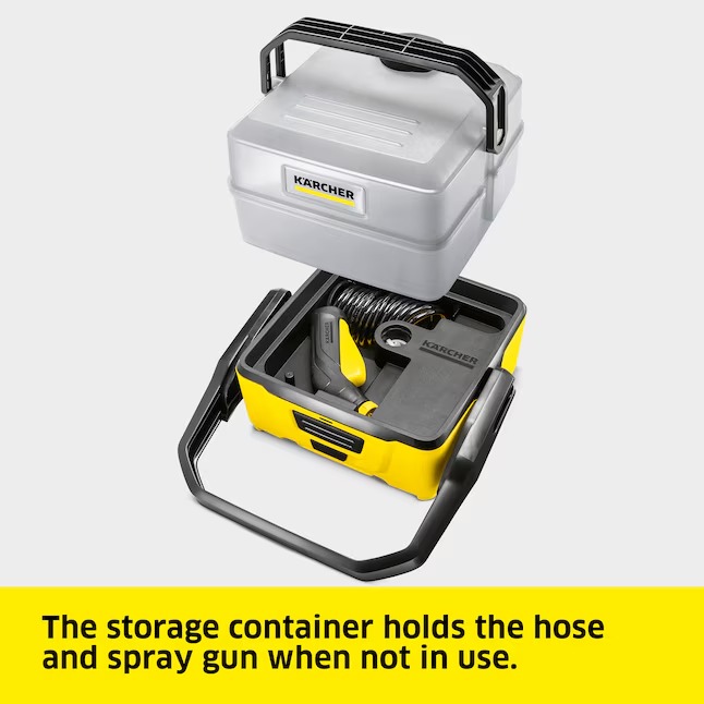 Karcher OC 3 72-PSI 0.53-GPM Cold Water Battery Pressure washer with 1 Spray Tips 0.6 Ah (Battery Included) (Charger Included)8_11zon
