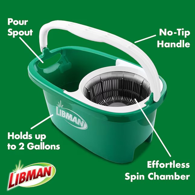 Libman Spin Mop With Bucket (1283)14_11zon