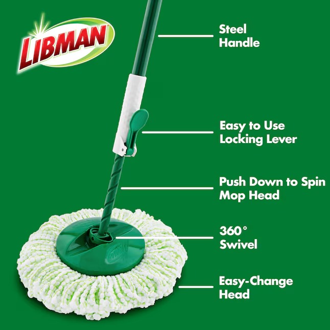 Libman Spin Mop With Bucket (1283)16_11zon