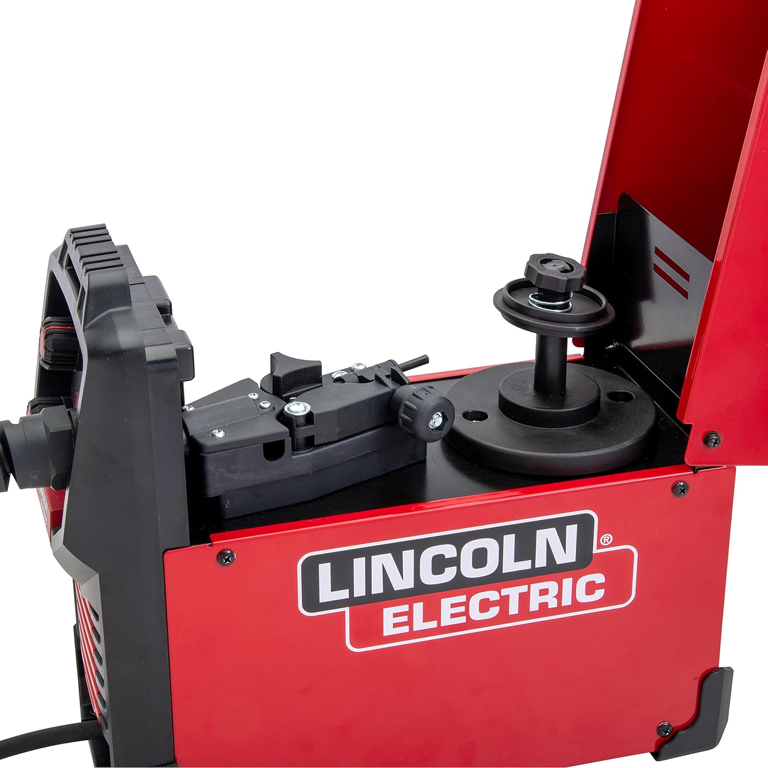 Lincoln Electric 90i FC Flux Core Wire Feed Weld-PAK Welder, 120V Welding Machine, Portable w Shoulder Strap, Protective Metal Case, Best for Small Jobs, K5255-14