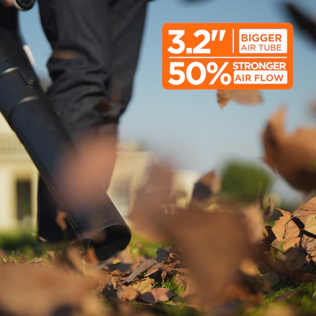 Litheli 40-volt 572-CFM 112-MPH Battery Handheld Leaf Blower 4 Ah (Battery and Charger Included) U20BR02-0A2202_11zon