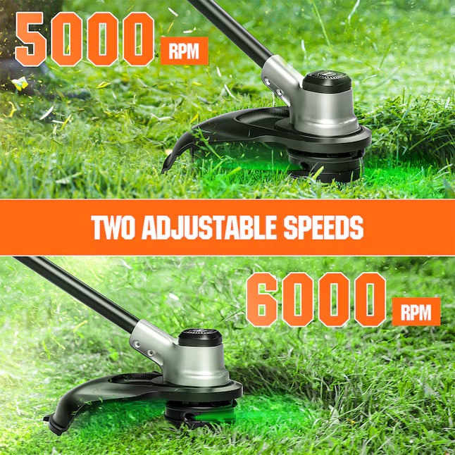 Litheli U20GT01-0A220 40-volt 13.8-in Telescopic Shaft Attachment Capable Battery String Trimmer 2.5 Ah (Battery and Charger Included)7_11zon