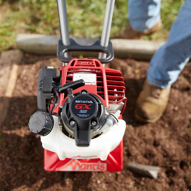 MANTIS 7268 Mini-Tiller Cultivator 25-cc 9-in Front Forward-rotating Tiller (CARB)1_11zon