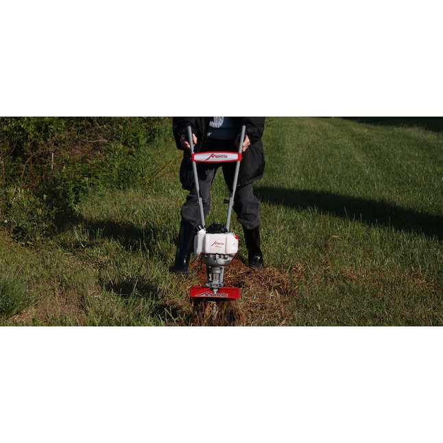 MANTIS 7268 Mini-Tiller Cultivator 25-cc 9-in Front Forward-rotating Tiller (CARB)2_11zon