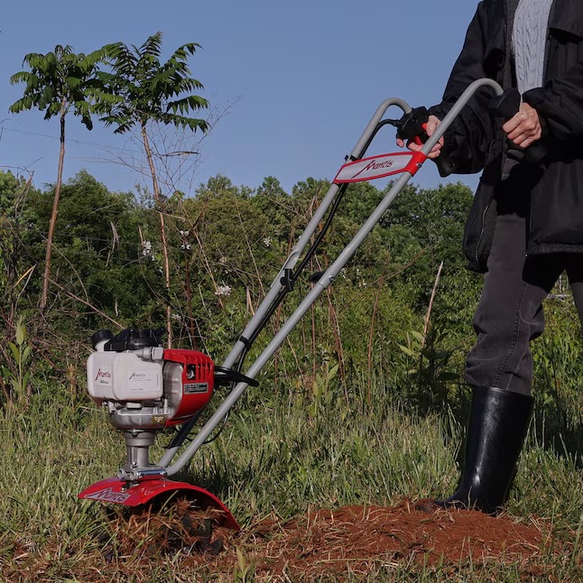 MANTIS 7268 Mini-Tiller Cultivator 25-cc 9-in Front Forward-rotating Tiller (CARB)4_11zon