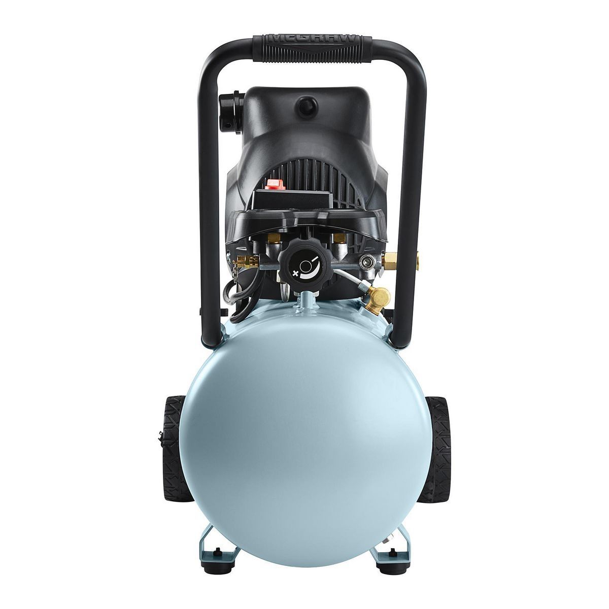 MCGRAW 10 Gallon, 135 PSI Oil-Lube Horizontal Shop Auto Air Compressor3