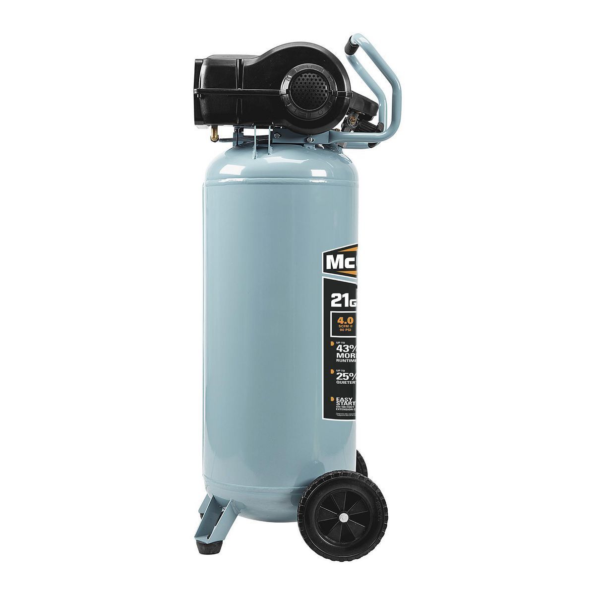 MCGRAW 21 Gallon, 175 PSI Oil-Free Vertical Shop Auto Air Compressor2
