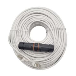 Micro Connectors E09-100WOU-KT Outdoor 100-Feet 23 CAT 6A 4 Indoor/Outdoor White Data Cable Box
