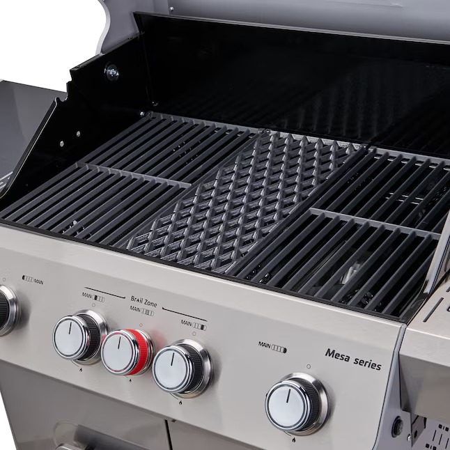 Monument M405BZ Mesa Stainless Steel 5-Burner Infrared Liquid Propane Gas Grill with 1 Side Burner13_11zon