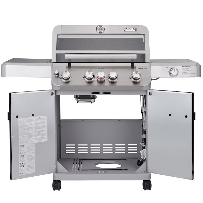 Monument M405BZ Mesa Stainless Steel 5-Burner Infrared Liquid Propane Gas Grill with 1 Side Burner5_11zon