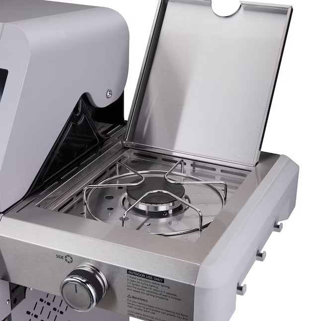 Monument M405BZ Mesa Stainless Steel 5-Burner Infrared Liquid Propane Gas Grill with 1 Side Burner9_11zon