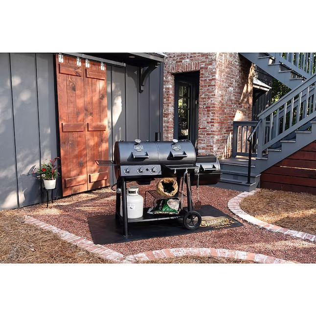 Oklahoma Joe's 24203004 Canyon Black Liquid propane and charcoal Combo Grill13_11zon