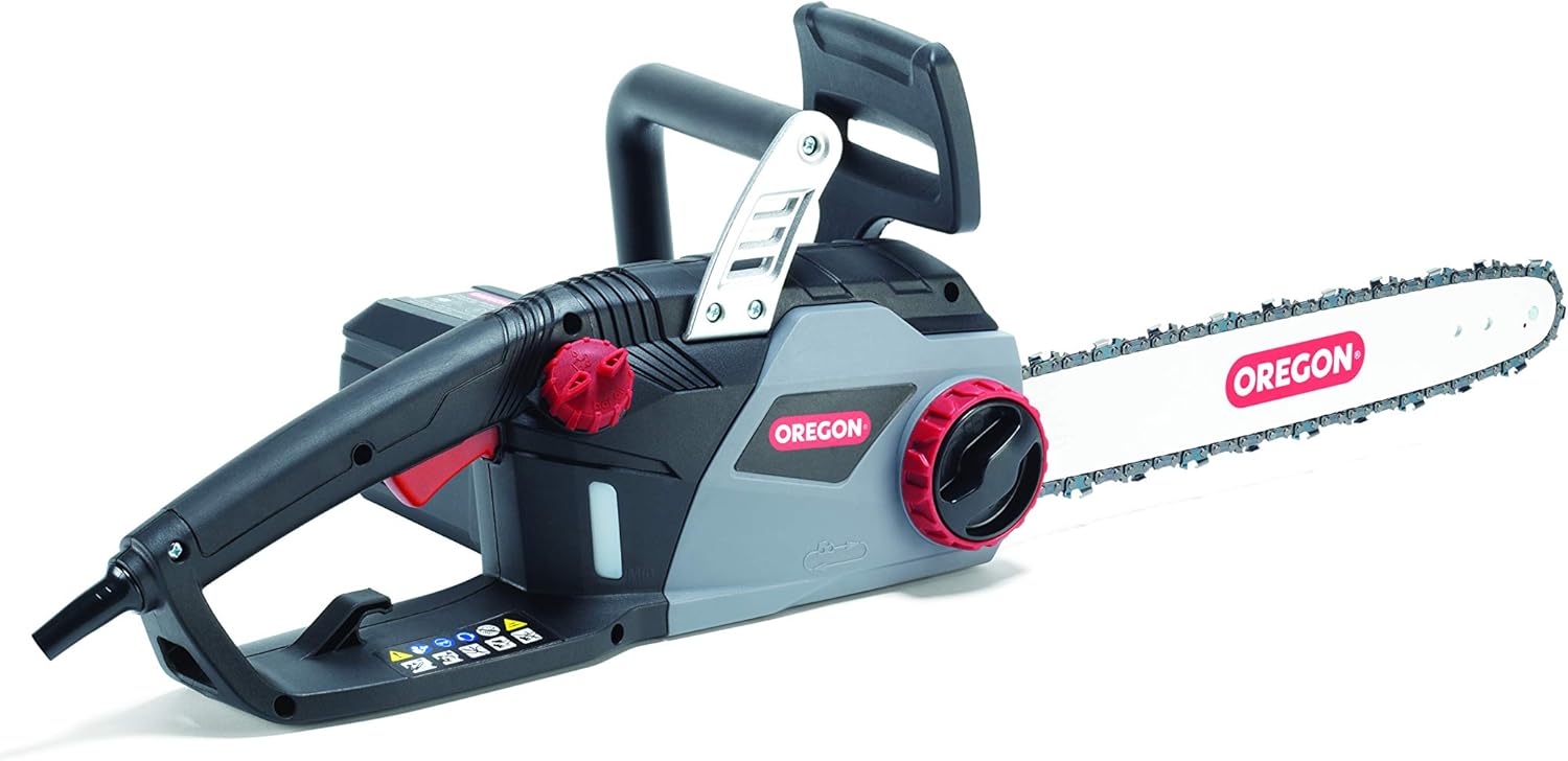 Oregon CS1400 15 Amp Electric Chainsaw, Powerful Corded Electric Saw with 16-Inch Guide Bar & ControlCut Saw Chain, Quiet & Low Kickback, 2-Year Warranty by Oregon (603348)-