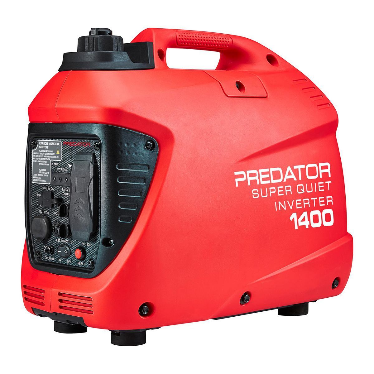 PREDATOR 1400 Watt SUPER QUIET Inverter Generator with CO SECURE Technology, EPA8