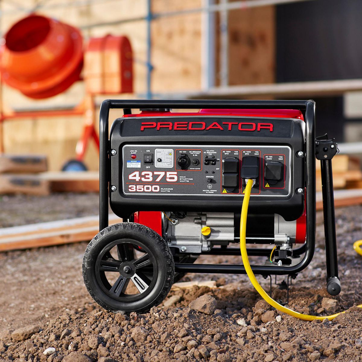 PREDATOR 4375 Watt Gas-Powered Portable Generator with CO SECURE Technology, EPA8