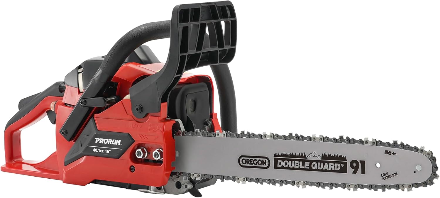 PRORUN PCS216 40.1cc 16-in. Gas-Powered 2-Cycle Chainsaw PRORUN PCS216 40.1cc 16-in. Gas-Powered 2-Cycle Chainsaw
