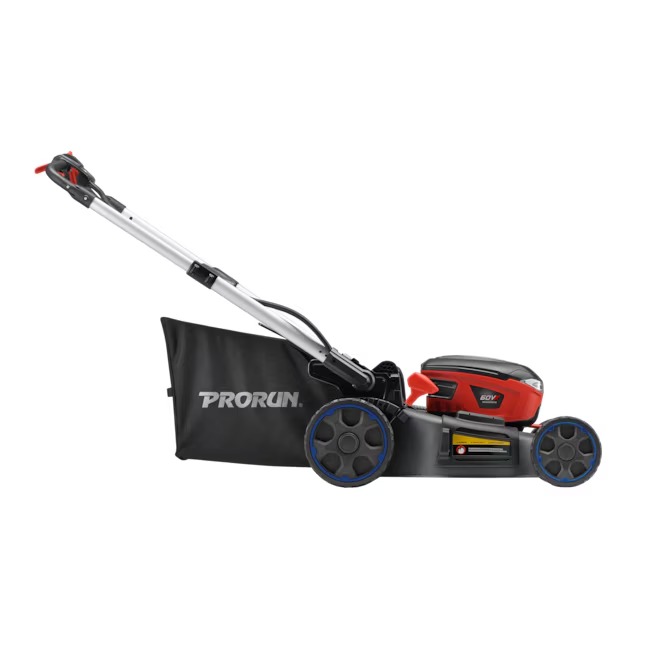 PRORUN PLM16021SP 60-volt 21-in Cordless Self-propelled Lawn Mower 5 Ah (1-Battery and Charger Included)25_11zon