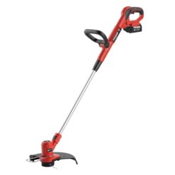 PRORUN PST120 20-volt 12-in Straight Shaft Battery String Trimmer 4 Ah (Battery and Charger Included)