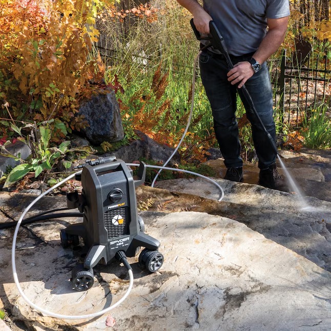 PowerPlay SPYM1700V SPYDER MINI 1700 PSI 1.2-GPM Cold Water Electric Pressure Washer with 4 Spray Tips14_11zon