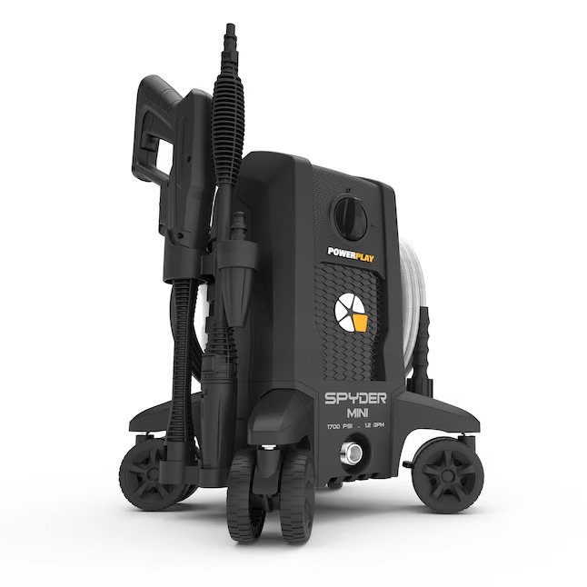PowerPlay SPYM1700V SPYDER MINI 1700 PSI 1.2-GPM Cold Water Electric Pressure Washer with 4 Spray Tips4_11zon