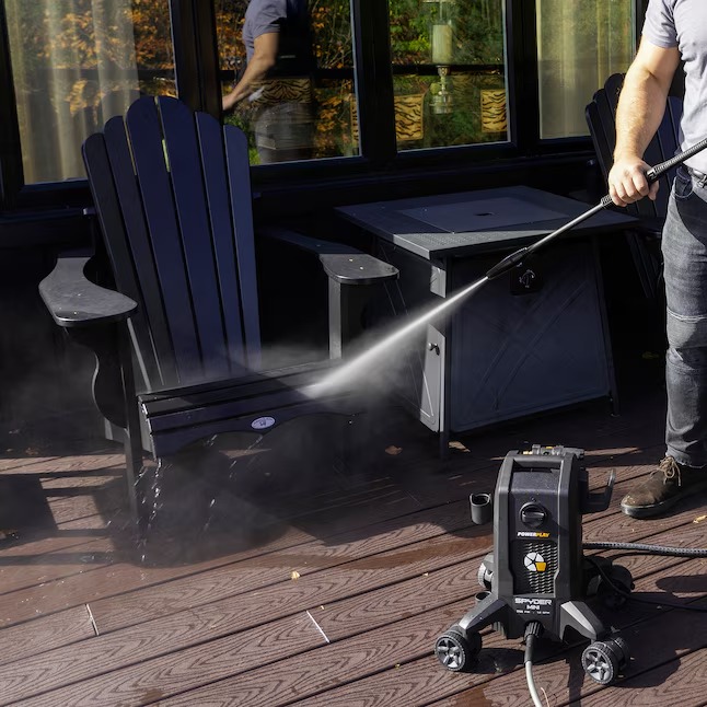 PowerPlay SPYM1700V SPYDER MINI 1700 PSI 1.2-GPM Cold Water Electric Pressure Washer with 4 Spray Tips90_11zon