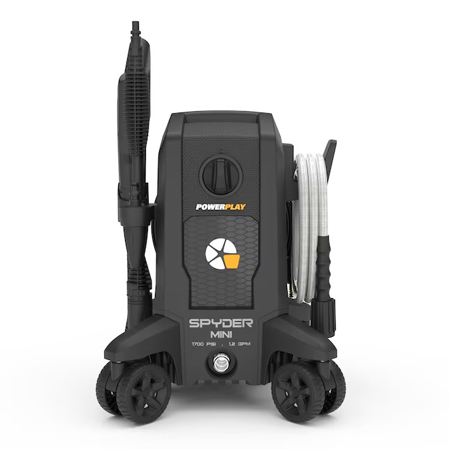 PowerPlay SPYM1700V SPYDER MINI 1700 PSI 1.2-GPM Cold Water Electric Pressure Washer with 4 Spray Tips_11zon PowerPlay SPYM1700V SPYDER MINI 1700 PSI 1.2-GPM Cold Water Electric Pressure Washer with 4 Spray Tips
