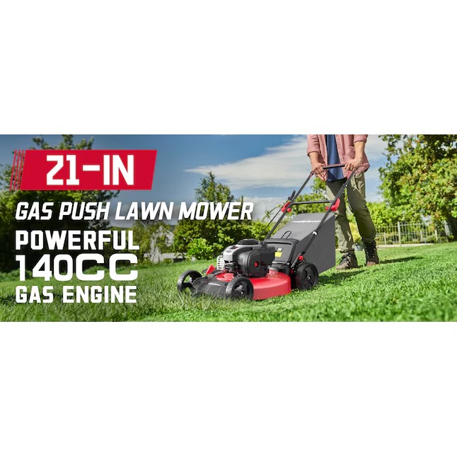 PowerSmart B8621P 21-in Gas Push Lawn Mower with 140-cc Briggs and Stratton Engine15_11zon