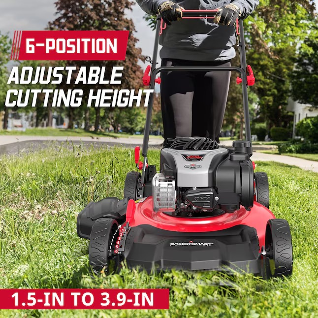 PowerSmart B8621S 21-in Gas Self-propelled Lawn Mower with 140-cc Briggs and Stratton Engine6_11zon