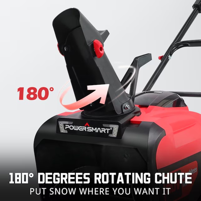 PowerSmart HB2801 80-volt 21-Inches Single-stage Push Battery Snow blower 6 Ah3_11zon