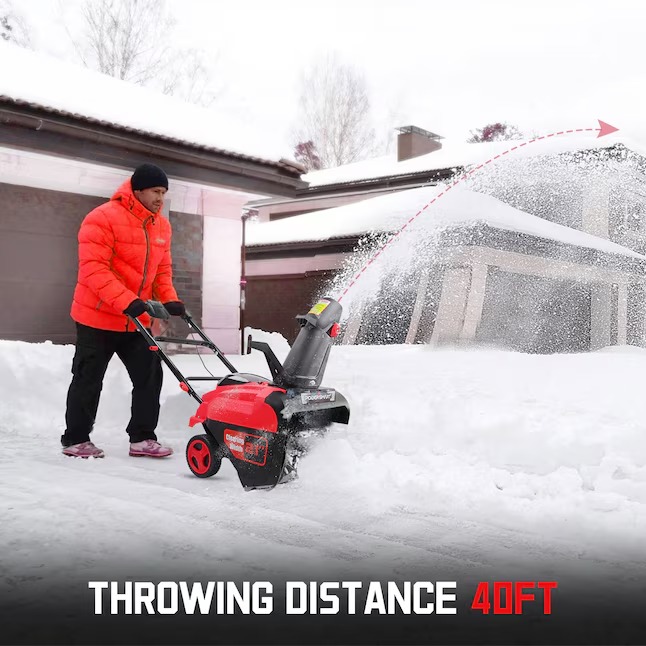 PowerSmart HB2801 80-volt 21-Inches Single-stage Push Battery Snow blower 6 Ah4_11zon