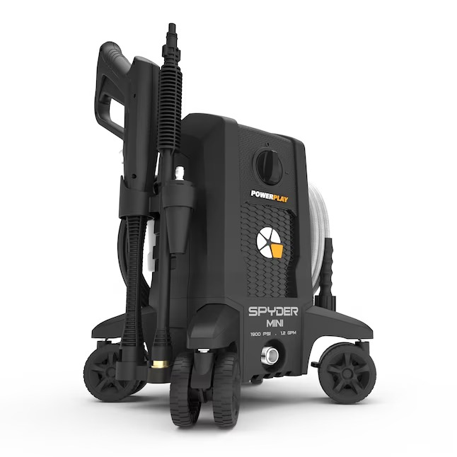 Powerplay SPYM1900V 1900-PSI 1.2-GPM Cold Water Electric Pressure washer with 4 Spray Tips7_11zon