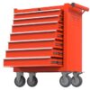 RaDEWAY TH111209-RD 24.41-Inches W x 31.1-Inches H 7 -Drawer Steel Rolling Tool Cabinet ( Red )