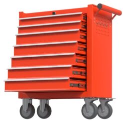 RaDEWAY TH111209-RD 24.41-Inches W x 31.1-Inches H 7 -Drawer Steel Rolling Tool Cabinet ( Red )